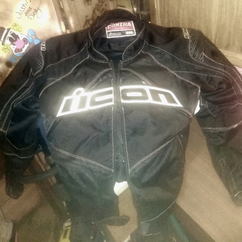 Icon textil jacket xxL black